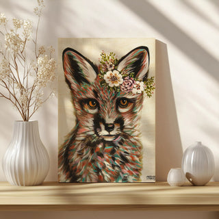 Fox with Flowers IV