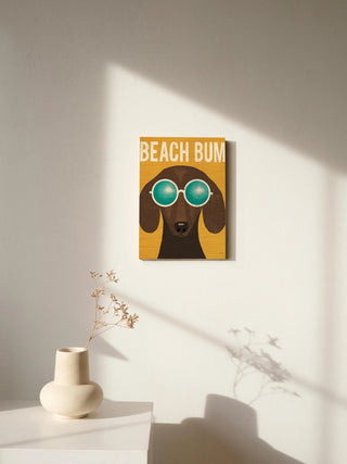 Beach Bums Dachshund I Bum Print