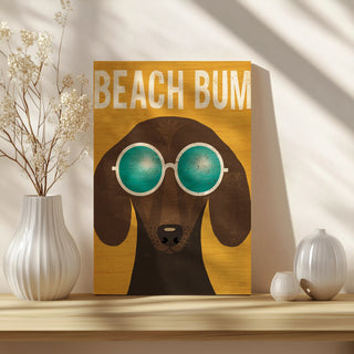 Beach Bums Dachshund I Bum Print