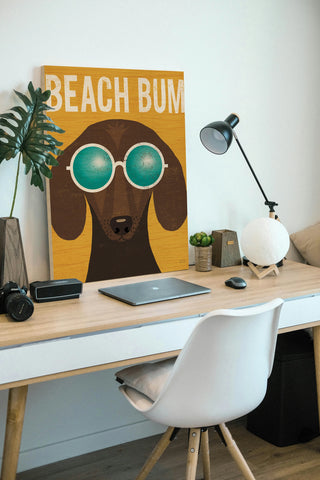 Beach Bums Dachshund I Bum Print