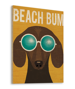 Beach Bums Dachshund I Bum Print