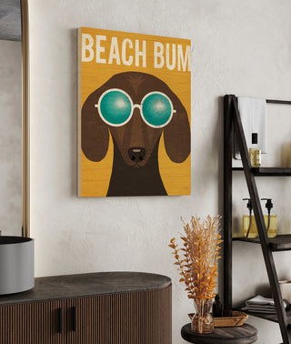 Beach Bums Dachshund I Bum Print
