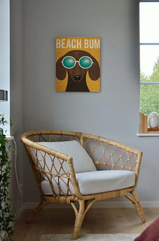 Beach Bums Dachshund I Bum Print