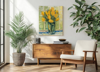 Windowsill Floral II Print