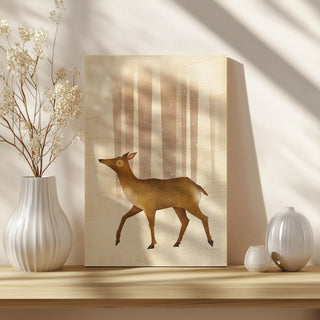 Snowy Doe Print