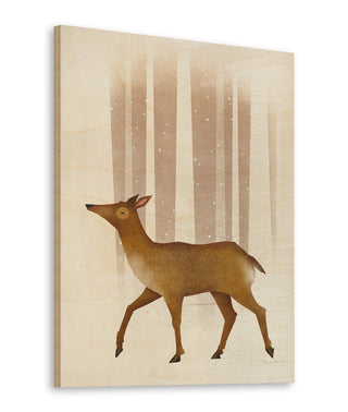 Snowy Doe Print