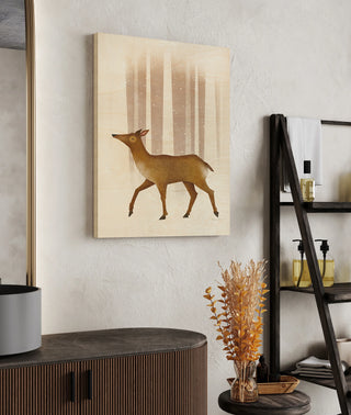 Snowy Doe Print