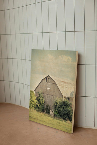 Late Summer Barn II Crop Print