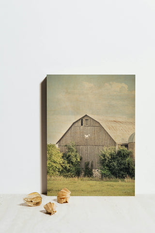 Late Summer Barn II Crop Print