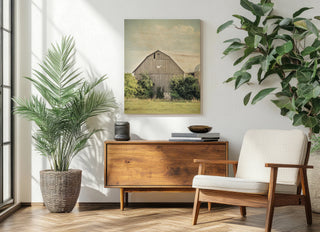 Late Summer Barn II Crop Print