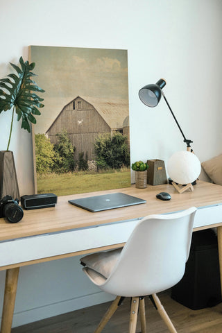 Late Summer Barn II Crop Print