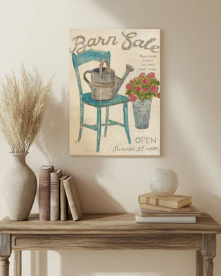 White Barn Flea Market II Print