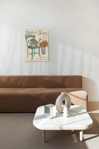 White Barn Flea Market II Print