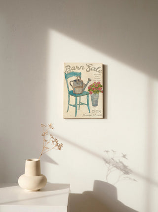 White Barn Flea Market II Print