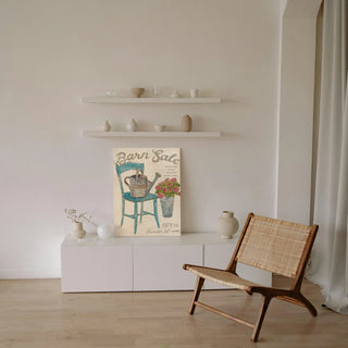 White Barn Flea Market II Print