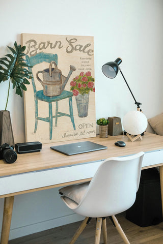 White Barn Flea Market II Print