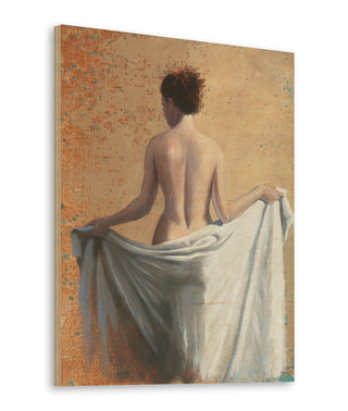 After the Bath Coral Print
