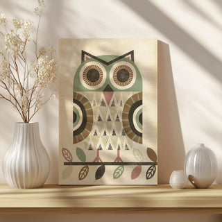 Folk Lodge Owl v2 Hygge Print