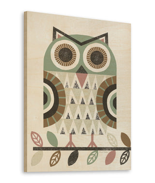 Folk Lodge Owl v2 Hygge Print