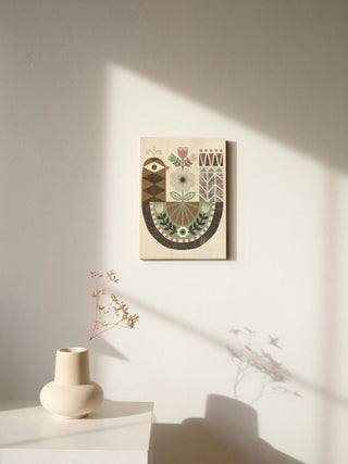 Folk Lodge Bird Hygge Print