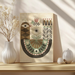 Folk Lodge Bird Hygge Print