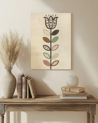 Folk Lodge Floral Hygge Print