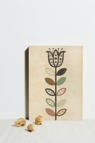 Folk Lodge Floral Hygge Print