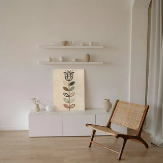 Folk Lodge Floral Hygge Print