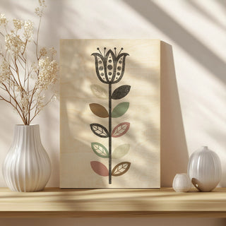 Folk Lodge Floral Hygge Print