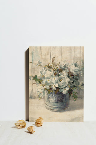 Garden Blooms I Blue Print