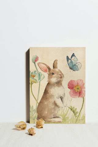 Spring Softies Bunnies  II Pink Print