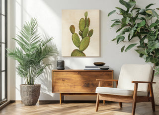 Front Yard Cactus I Crop Print