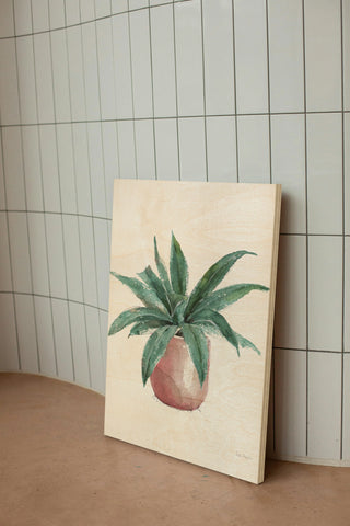 Mixed Greens Succulent I Print