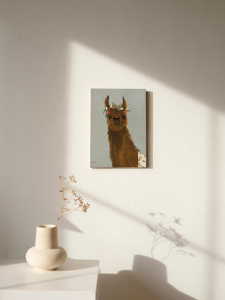 Delightful Alpacas II Print