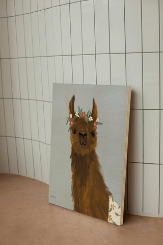 Delightful Alpacas II Print