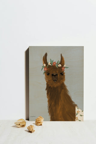 Delightful Alpacas II Print