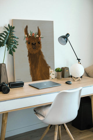 Delightful Alpacas II Print