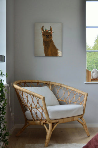 Delightful Alpacas II Print