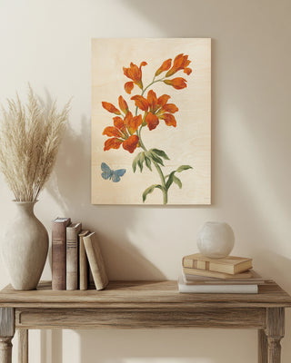 White Barn Flowers VII Print