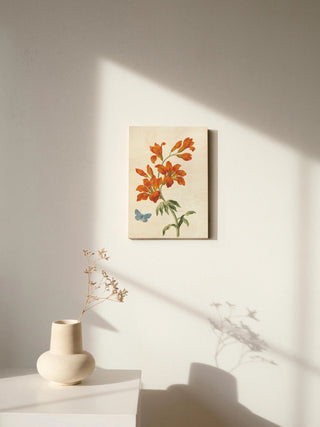White Barn Flowers VII Print