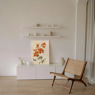 White Barn Flowers VII Print