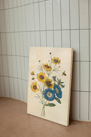 White Barn Flowers VIII Print