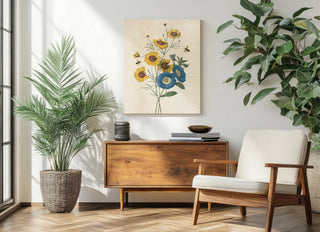 White Barn Flowers VIII Print