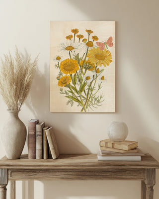 White Barn Flowers X Print