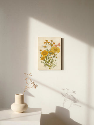 White Barn Flowers X Print