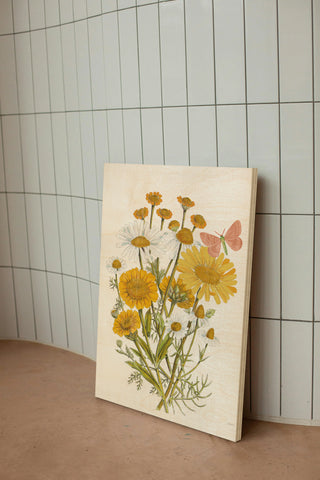 White Barn Flowers X Print