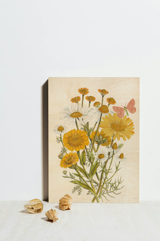White Barn Flowers X Print