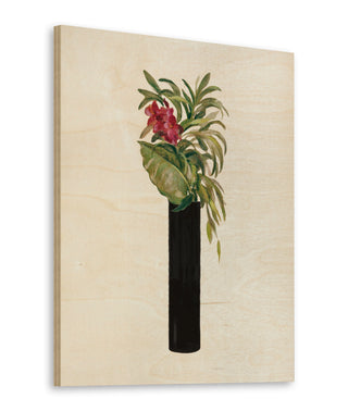 Tropical Lush I on White Print
