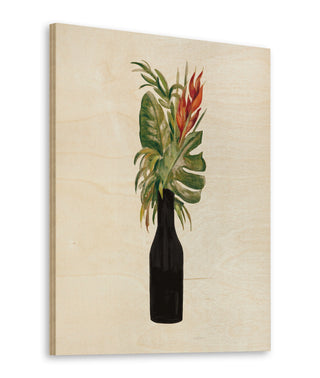 Tropical Lush II on White Print