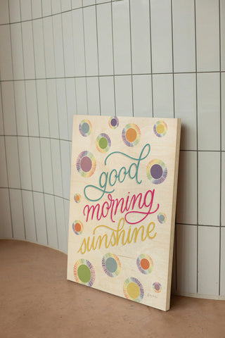 Boho Nursery V Rainbow Crop Print